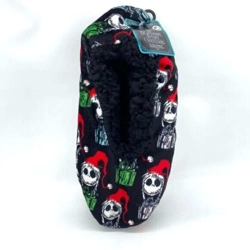 Disney Nightmare Before Christmas Women's Slipper Socks New Giftable